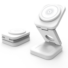 3-in-1 Foldable Magnetic Wireless Charging Station