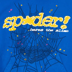 Spider Letter Print Hoodies