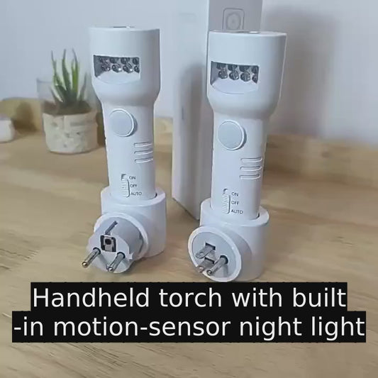 Rechargeable Motion Sensor LED Night Light and Emergency Torch