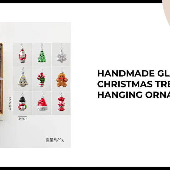 Handmade Glass Christmas Tree Hanging Ornaments by@Outfy