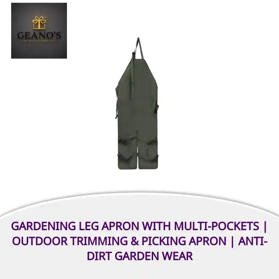 Gardening Leg Apron with Multi-Pockets | Outdoor Trimming &amp; Picking Apron | Anti-Dirt Garden Wear by@Outfy