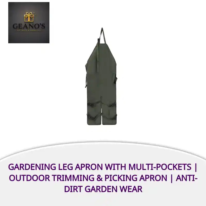 Gardening Leg Apron with Multi-Pockets | Outdoor Trimming & Picking Apron | Anti-Dirt Garden Wear by@Outfy